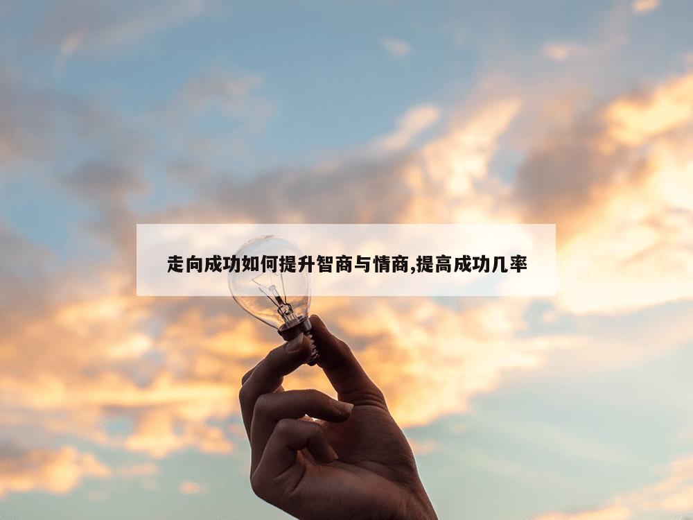 走向成功如何提升智商与情商,提高成功几率