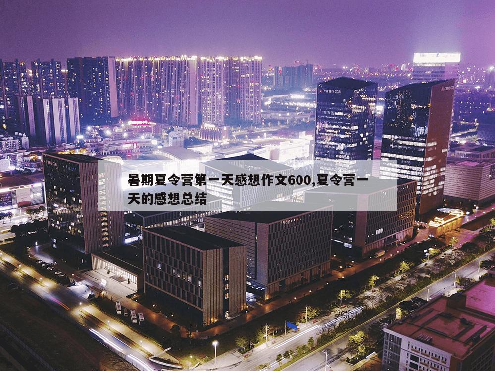 暑期夏令营第一天感想作文600,夏令营一天的感想总结